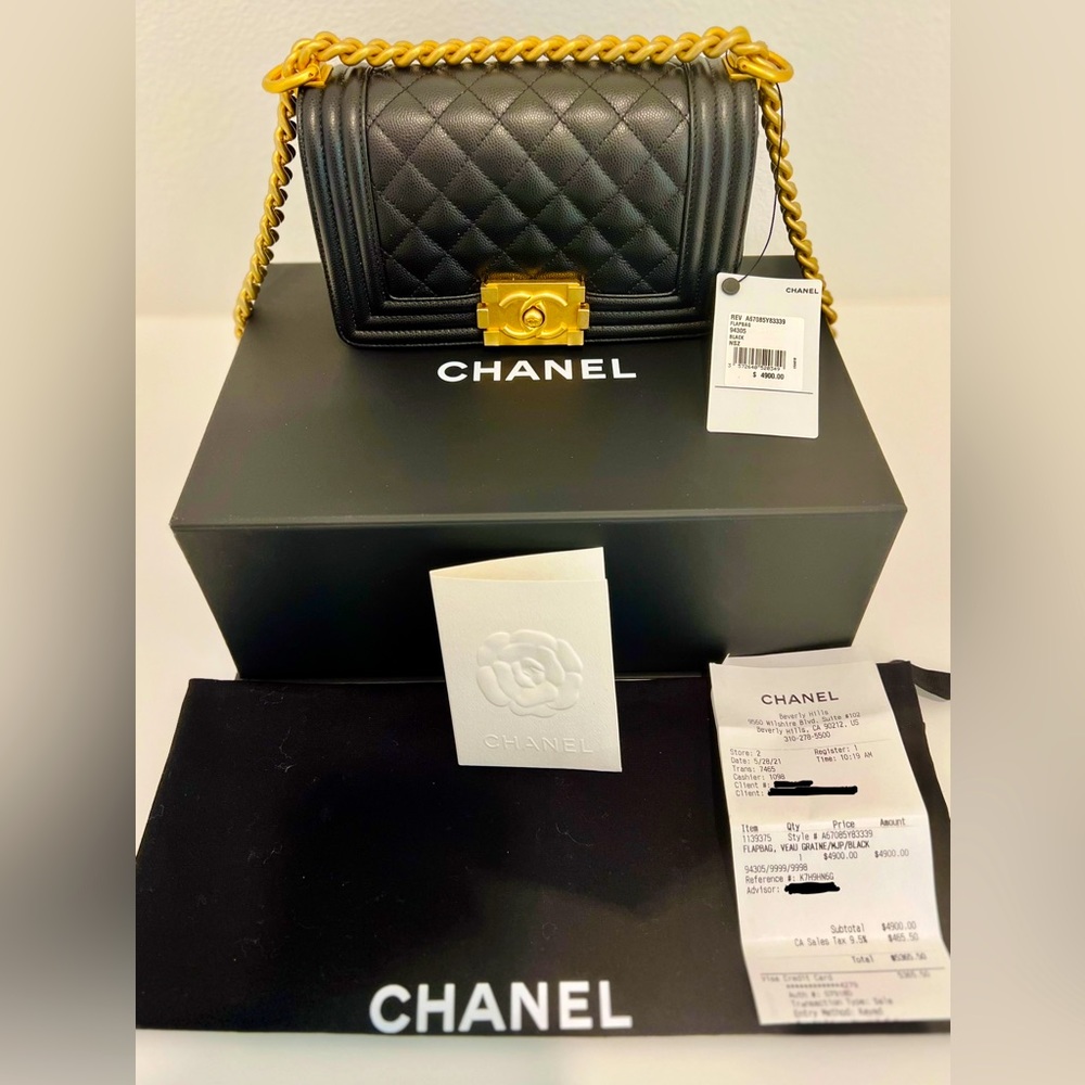 ❌❌SOLD!!❌❌ Chanel Boy Small in Gold Hardware